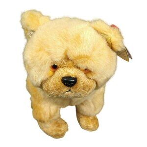 Ty Beanie Zodiac Collection Dog 7 inch Plush Stuffed Animal Toy Tan Hang Tag